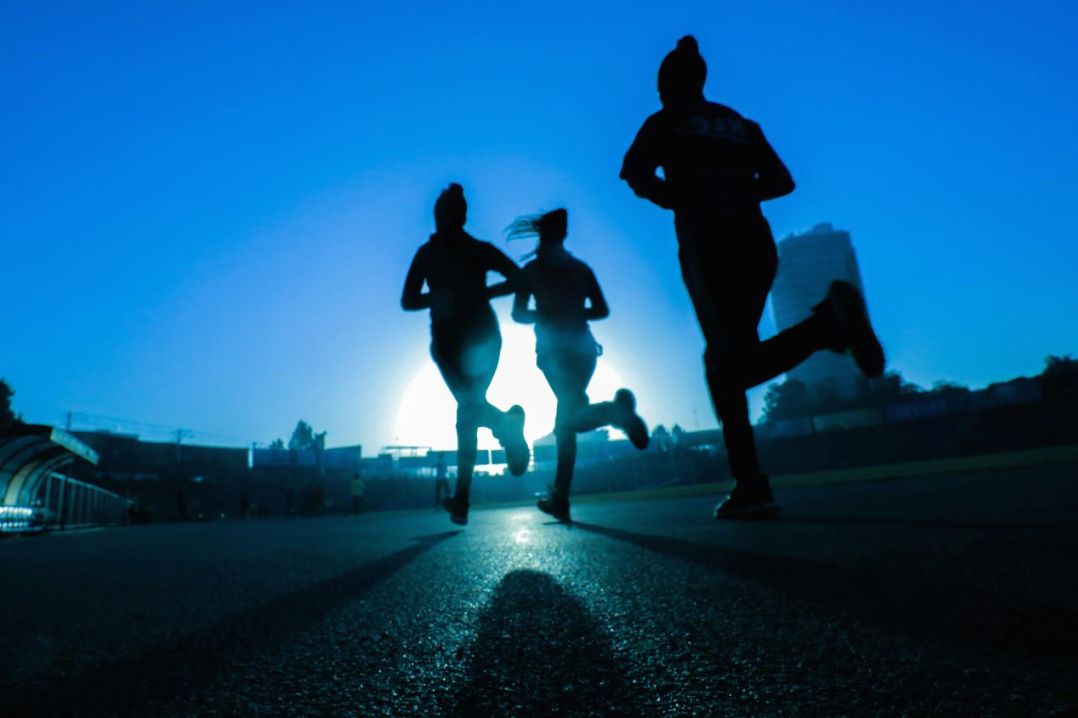 Séance de fitness à domicile